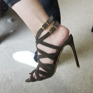 Victoria Secret suede Leather Heels
